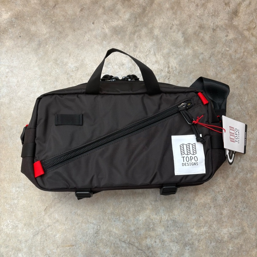 Topo Designs Quick Pack – Black, NWT